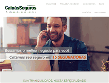 Tablet Screenshot of caiuasseguros.com.br